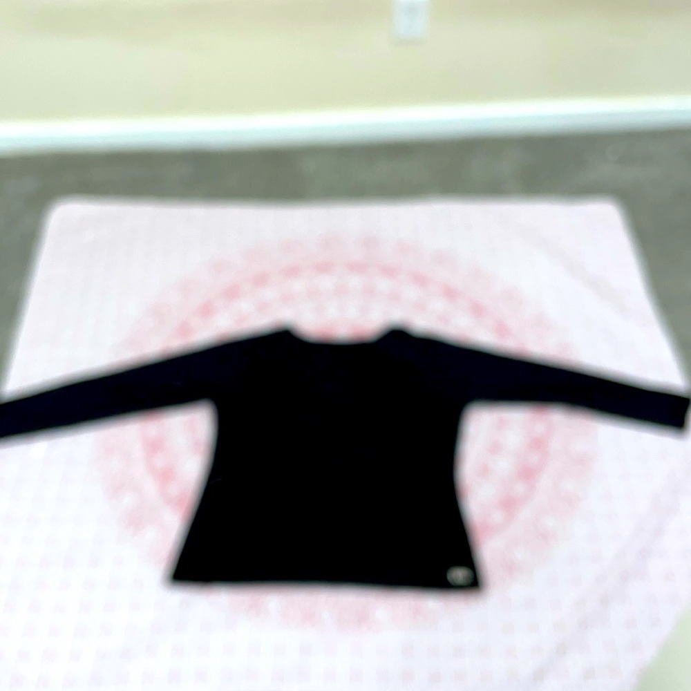 Plane black long sleeve tshirt, worn but in good condition.